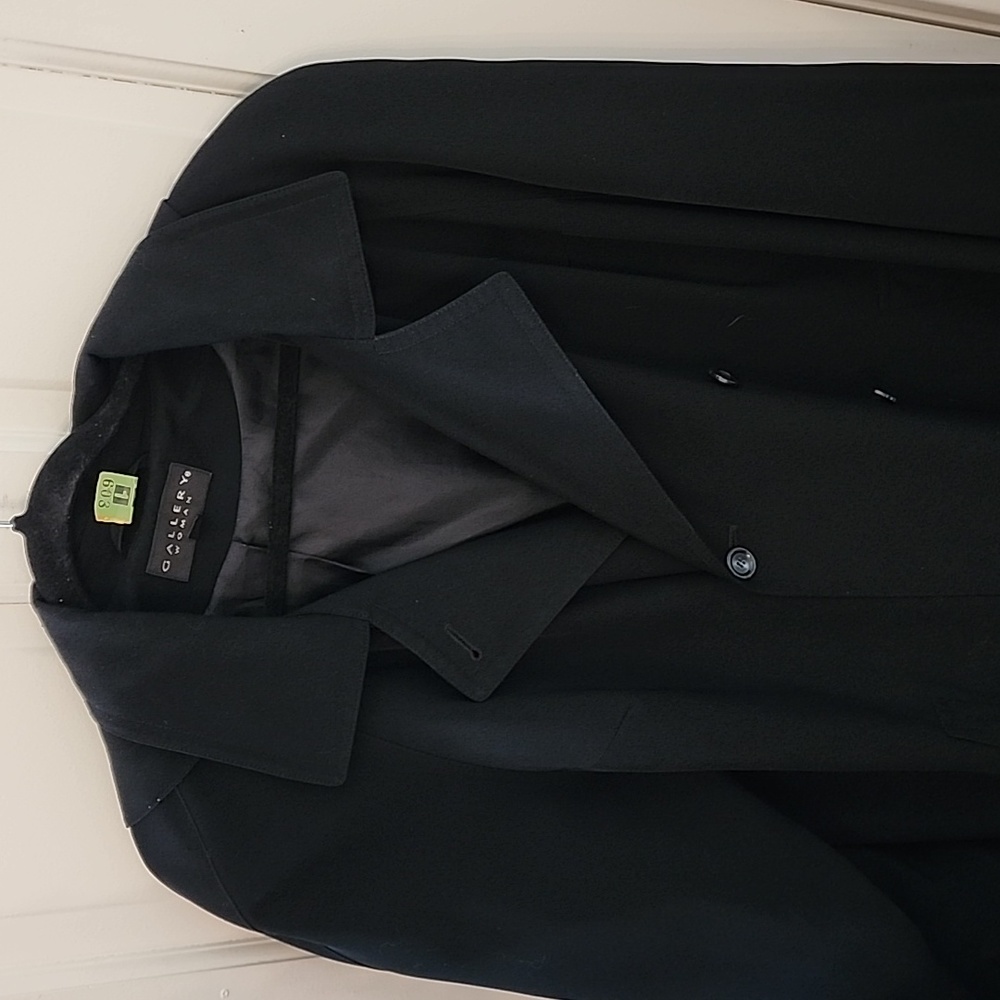 Black rain coat